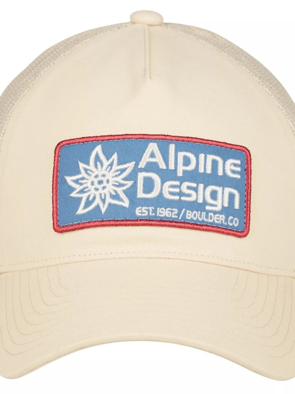 Alpine Design Mesh Back Trucker Hat - Color: Natural Khaki - Picture 5 of 8